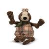 HuggleHounds Pistachio Squirrel Knottie Plush Dog Toy