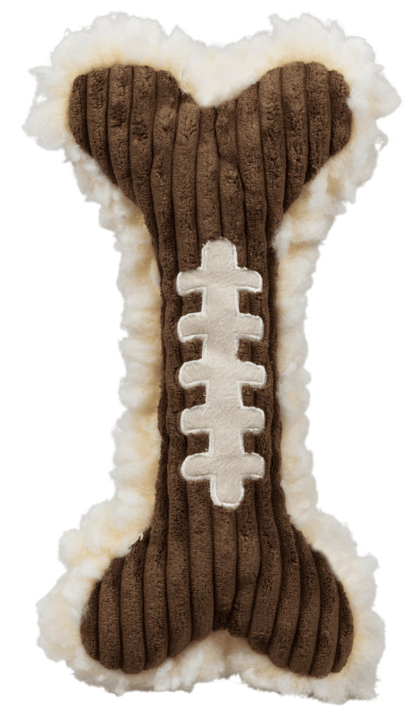 HuggleHounds HuggleFleece® & Corduroy Pigskin Bone