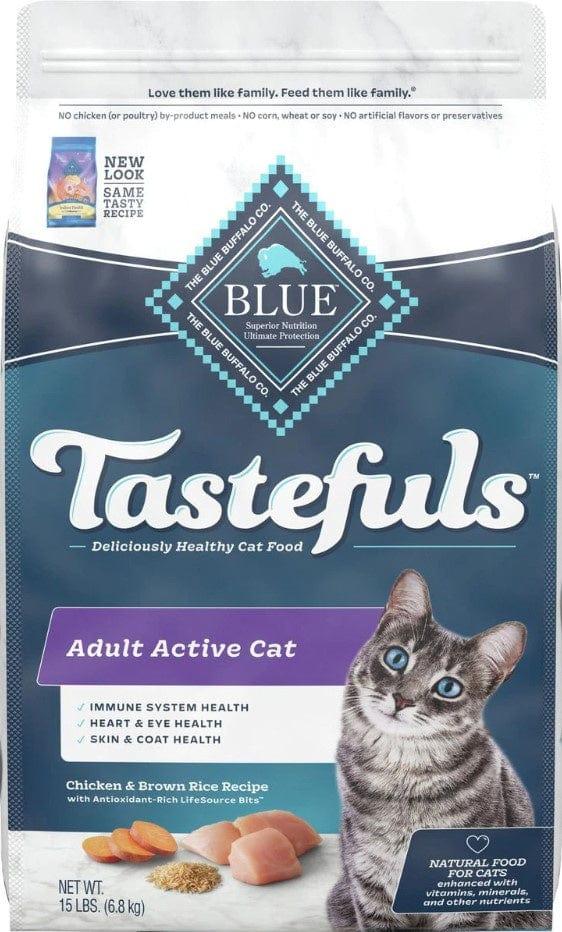 Blue Buffalo Tastefuls Adult Active Cat Chicken & Brown Rice Recipe Dry Food