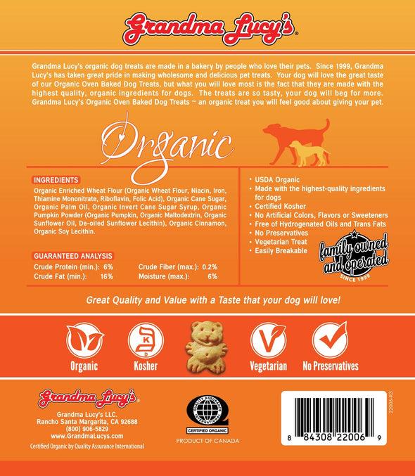 Grandma Lucy's Organic Oven Baked Pumpkin Flavor Dog Treats