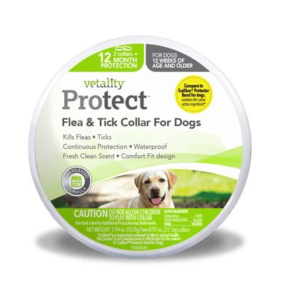 Vetality Flea and Tick Protection Collar for Dogs