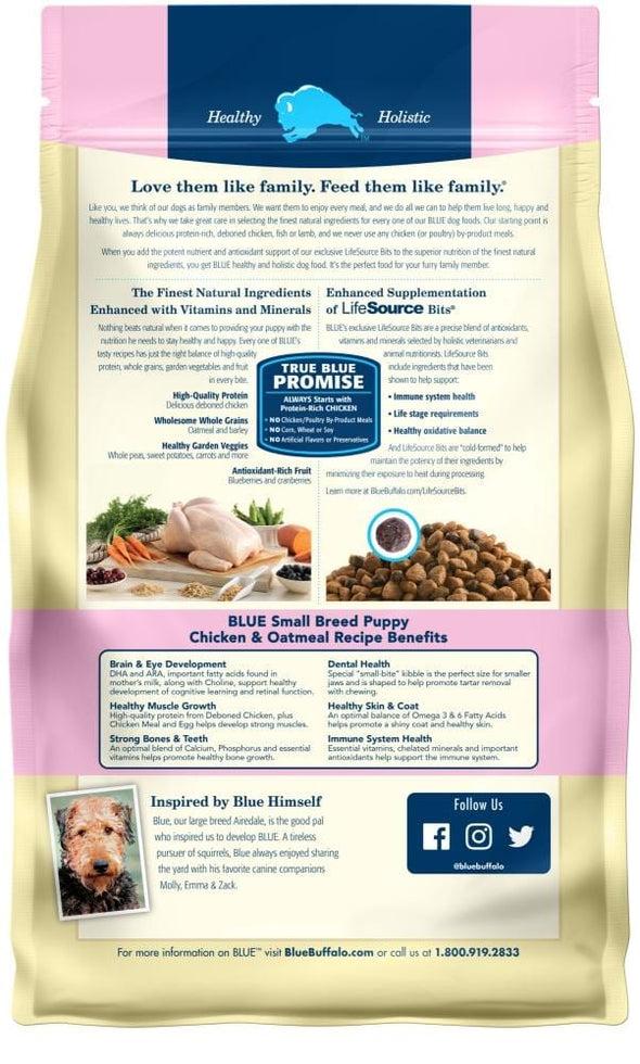 Blue Buffalo Life Protection Natural Chicken & Oatmeal Recipe Small Breed Puppy Dry Dog Food