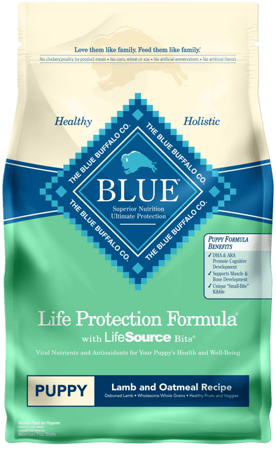 Blue Buffalo Life Protection Natural Lamb & Oatmeal Recipe Puppy Dry Dog Food