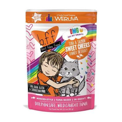 Weruva BFF Tuna & Salmon Sweet Cheeks Recipe Single Pouches Wet Cat Food