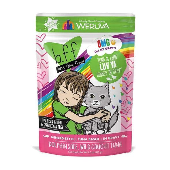 Weruva BFF Tuna & Lamb Luv Ya Recipe Single Pouches Wet Cat Food