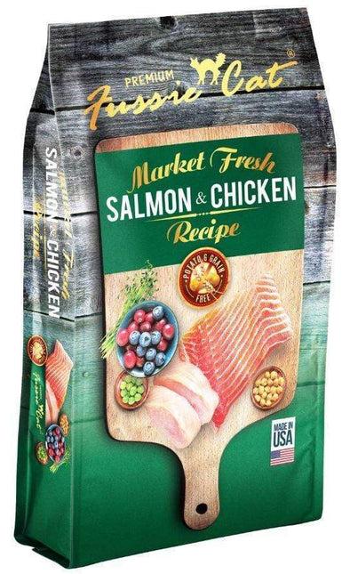 Fussie Cat Market Fresh Grain Free Salmon & Chicken Recipe Dry Cat Food Small Bag