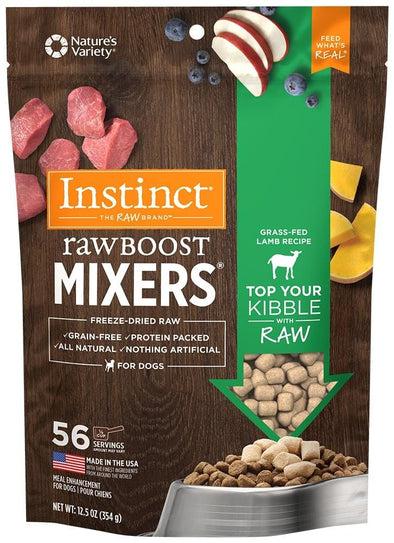 Instinct Raw Boost Grain Free Lamb Formula Freeze Dried Boost Mixers Dog Food Topper