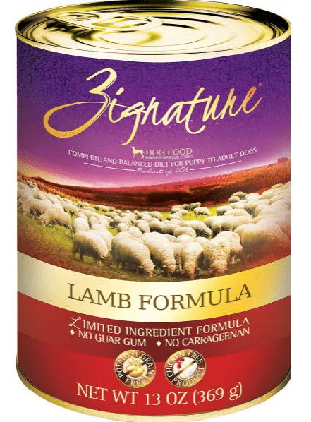Zignature Special Diet:Limited Ingredient Diet Grain Free Lamb Recipe Single Canned Dog Food