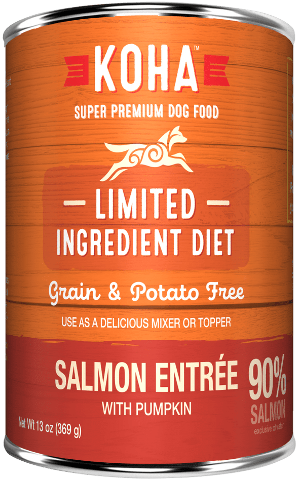 KOHA Grain & Potato Free Limited Ingredient Diet Salmon Entree with Pumpkin Canned Dog Food