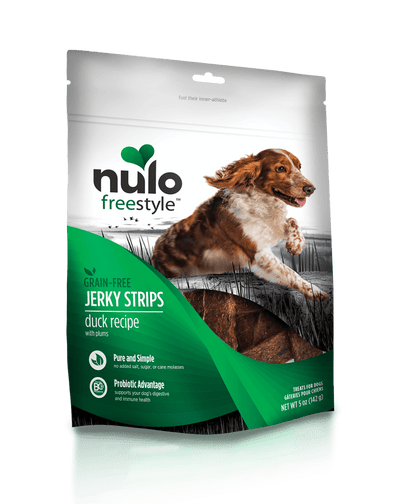 Nulo Freestyle Grain Free Duck & Plum Recipe Jerky Dog Treats