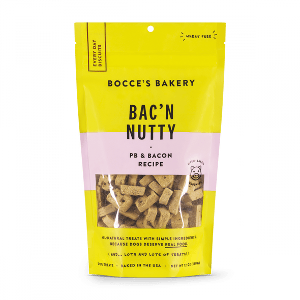 Bocce's Bakery Every Day Bac'n Nutty Soft & Chewy Dog Treats