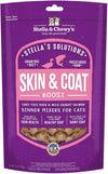 Stella & Chewy's Solutions Skin & Coat Boost Cage Free Duck & Wild Caught Salmon Cat Food Dinner Mixers