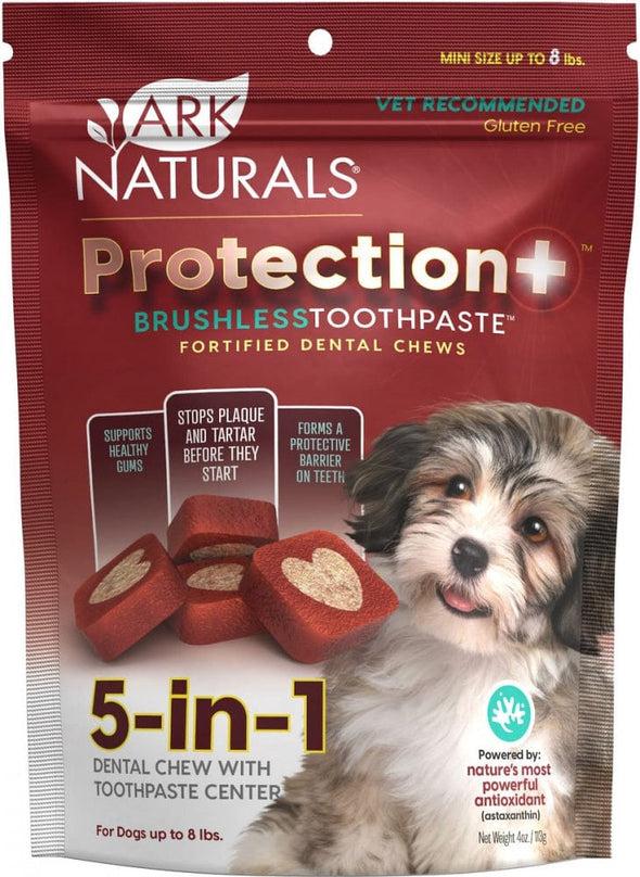 Ark Naturals Protection  Brushless Toothpaste Dental Chews for Mini Dogs
