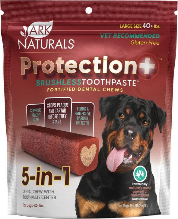 Ark Naturals Protection  Brushless Toothpaste Dental Chews for Large Breed Dogs