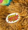 goDog Silent Squeak Crazy Hairs Hedgehog with Chew Guard Technology Durable Plush Dog Toy