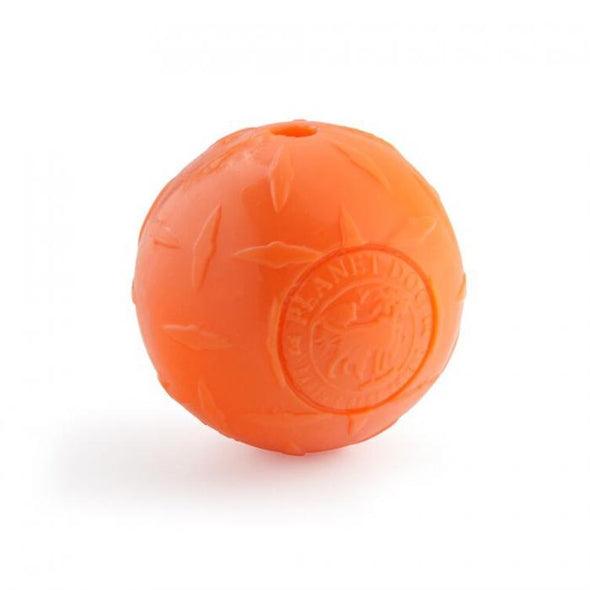 Planet Dog Orbee-Tuff Orange Diamond Plate Ball Dog Toy