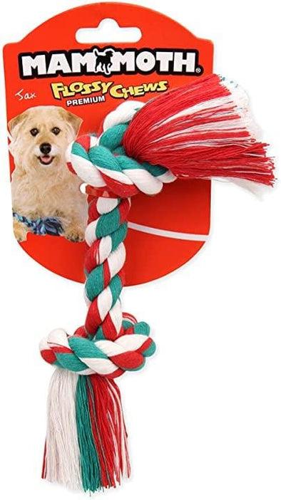 Mammoth Flossy Chews Rope Bone Tug Toy for Dogs