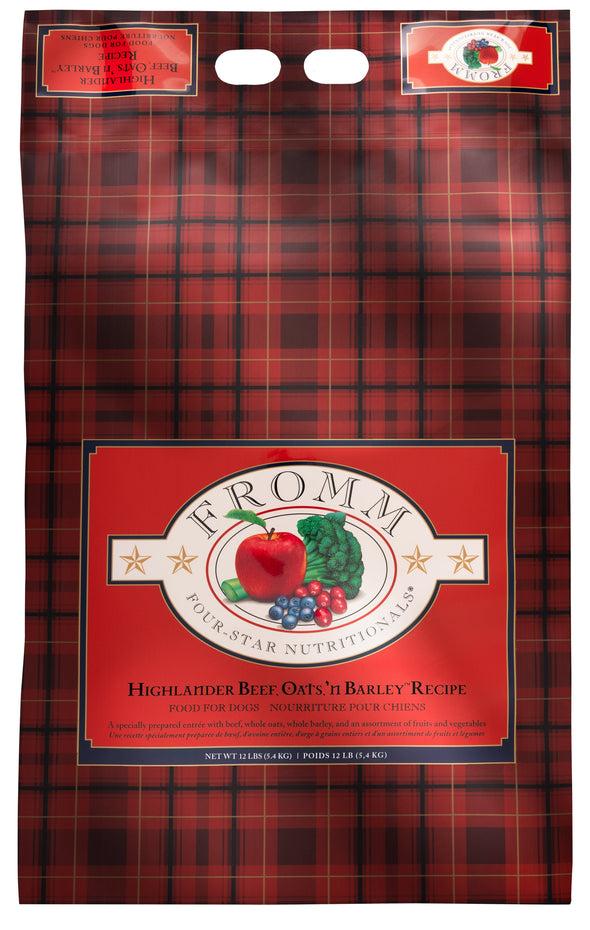 Fromm Four Star Highlander Grain Inclusive Beef Oats and Barley Dry Dog Food