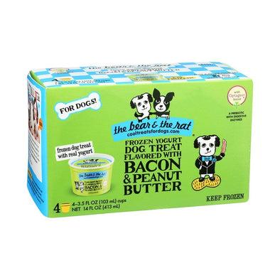 The Bear & The Rat Frozen Yogurt with Bacon and Peanut Butter Dog Treat