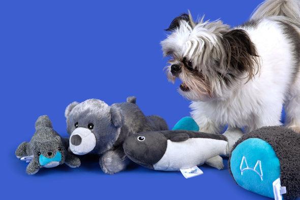 Attachment Theory Plush Ball with Surprise Toy Inside for Dogs