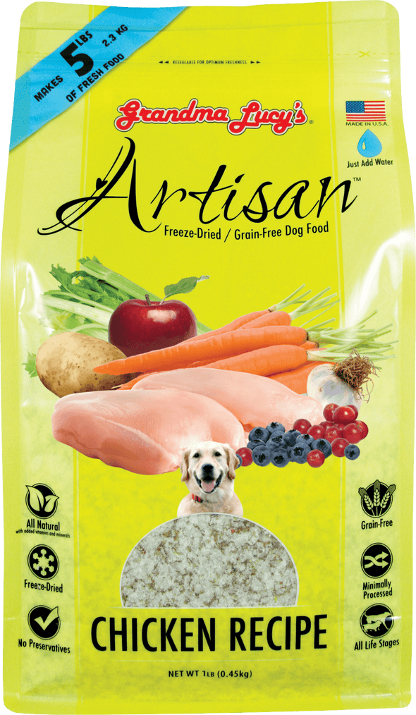 Grandma Lucy's Artisan Grain Free Chicken Freeze Dried Dog Food