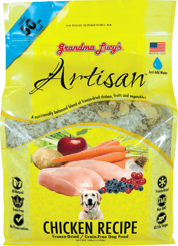 Grandma Lucy's Artisan Grain Free Chicken Freeze Dried Dog Food
