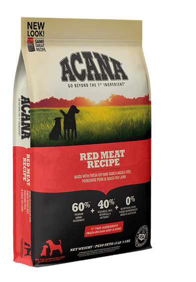 ACANA Red Meat Formula Grain Free Dry Dog Food