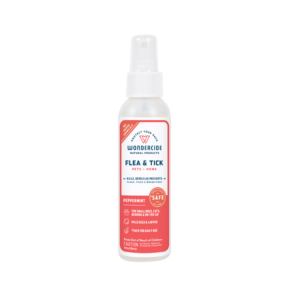 Wondercide Peppermint Flea and Tick Spray for Pets + Home