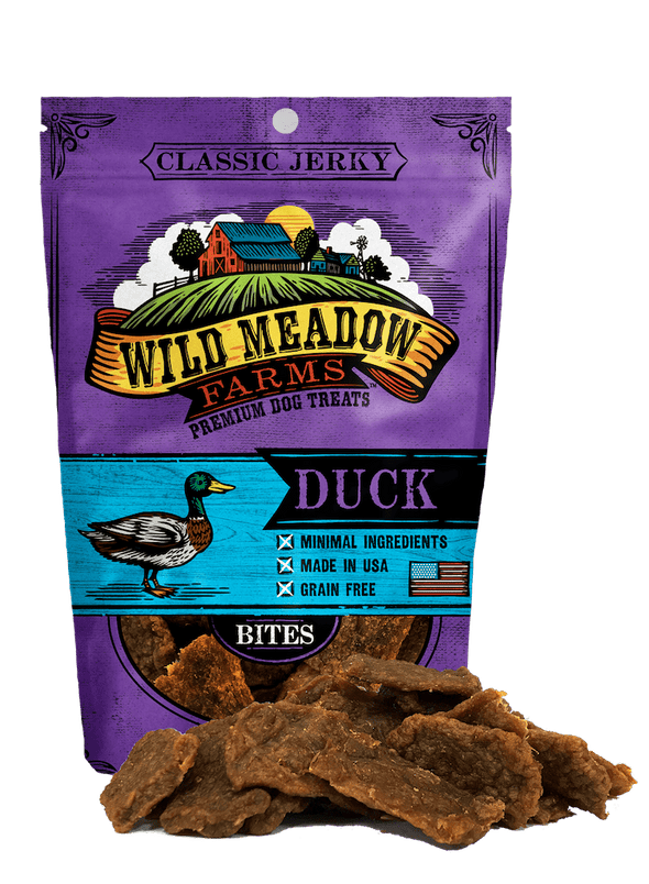Wild Meadow Farms Duck Bites Treats for Dogs