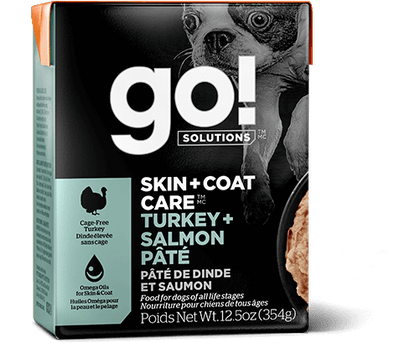 Petcurean Go! Skin & Coat Turkey,Salmon Pate Wet Dog Food