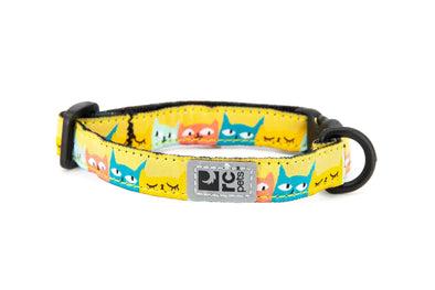 RC Pets Kitty Breakaway Collar for Cats in Cat-titude Pattern