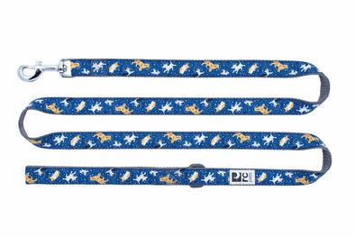 RC Pet Leash for Dogs in Space Dogs Pattern