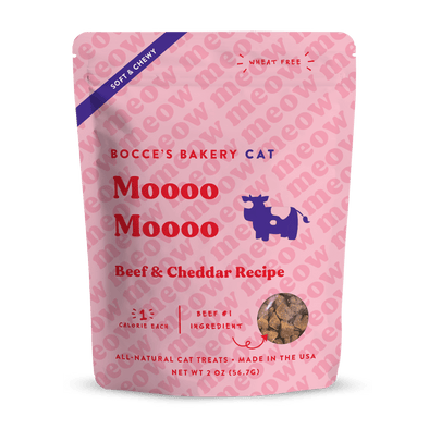 Bocces Bakery Moooo Moooo Soft & Chewy Treats for Cats
