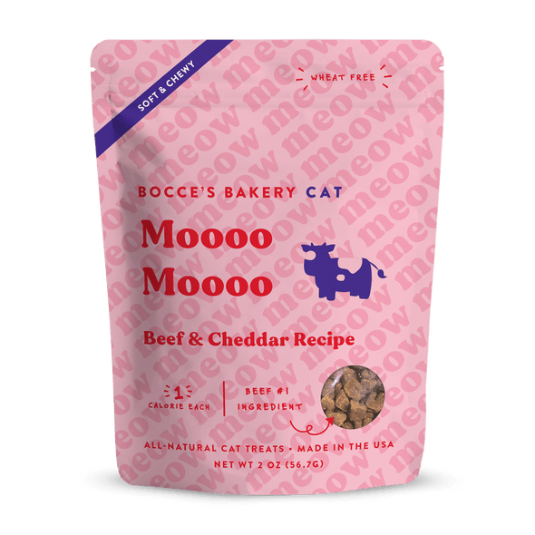 Bocces Bakery Moooo Moooo Soft & Chewy Treats for Cats