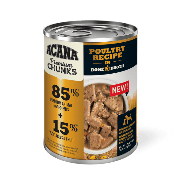 Acana Premium Chunks Grain Free Poultry Recipe for Dogs