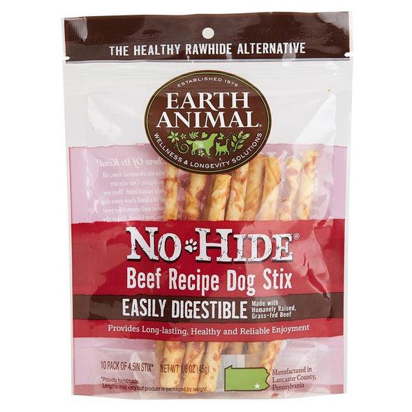 Earth Animal 10-Pack No-Hide Beef Chew Stix Dog Treats
