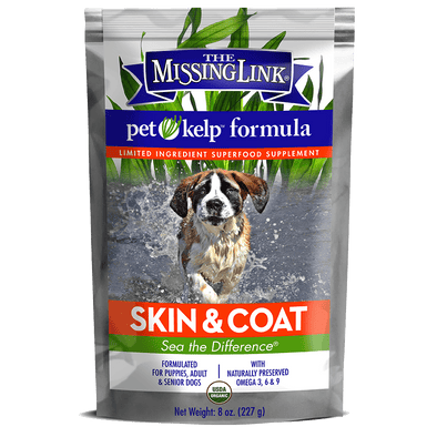 The Missing Link Pet Kelp Formula – Skin & Coat – Limited Ingredient Superfood Supplement for Dogs