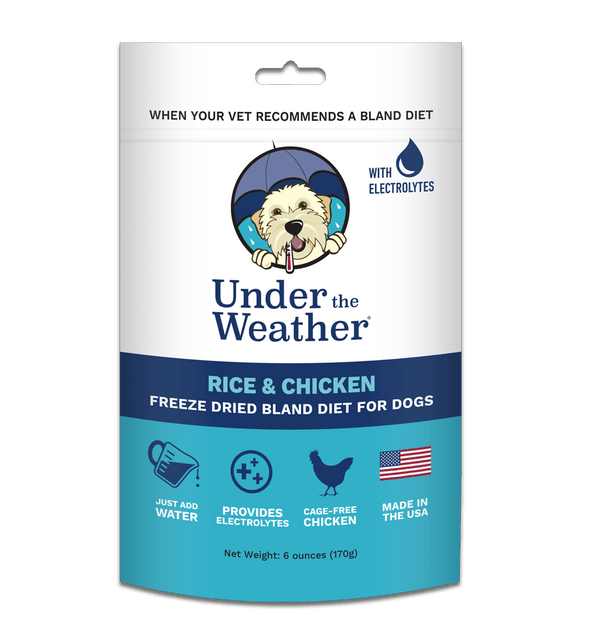 Under the Weather Rice & Chicken Freeze Dried Bland Dog Food