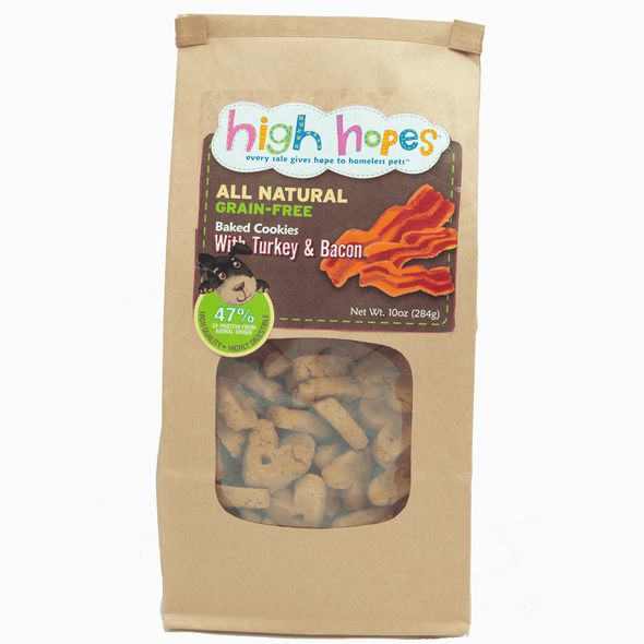 High Hopes Turkey & Bacon Biscuits Dog Treats