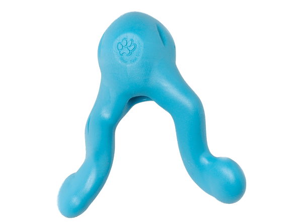 West Paw Tizzi Aqua Blue Dog Toy