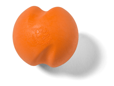 West Paw Jive Tangerine orange Dog Toy