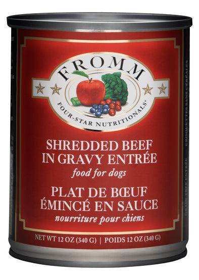 Fromm Four-Star Shredded Beef in Gravy Entree for Dogs