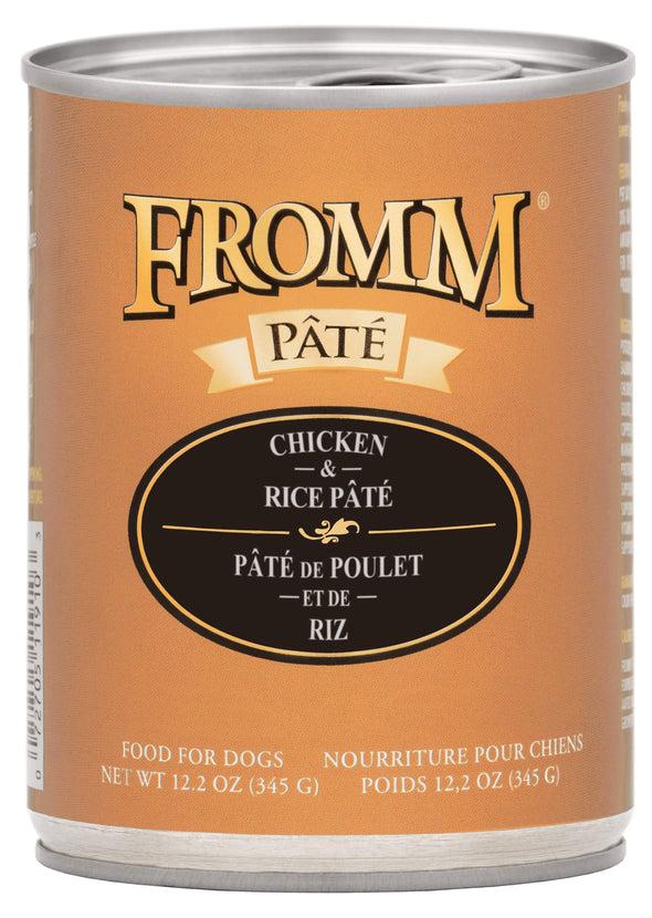 Fromm Chicken & Rice Pâté Canned Dog Food