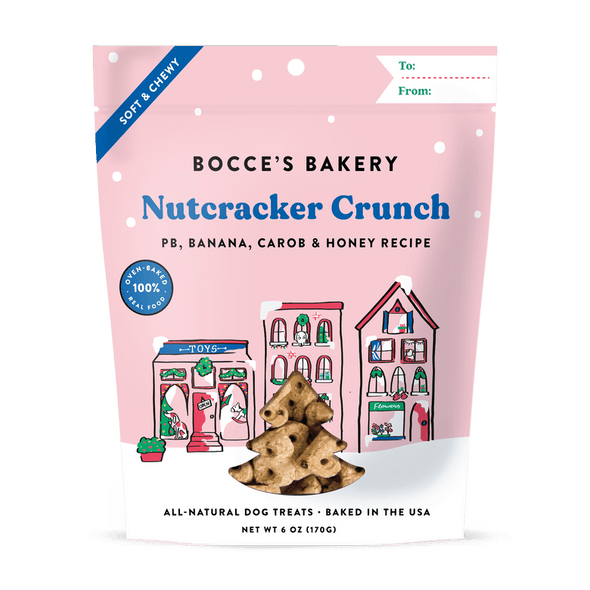 Bocces Bakery Nutcracker Crunch Soft & Chewy Dog Treats