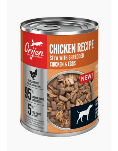 Orijen Chicken Recipe Stew with Shredded Chicken & Eggs Canned Dog Food