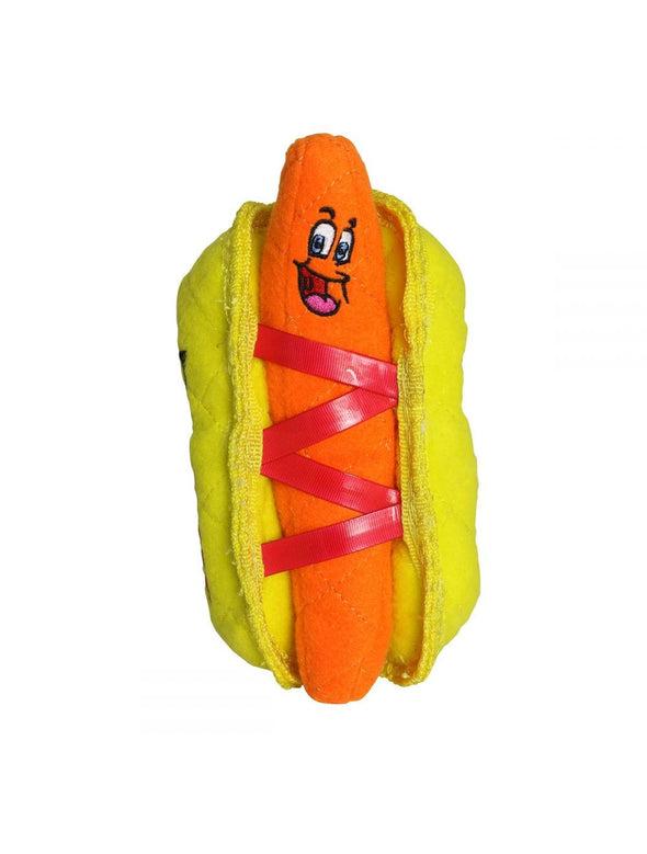 Tuffy's Funny Food Hot Dog Toy for Dogs